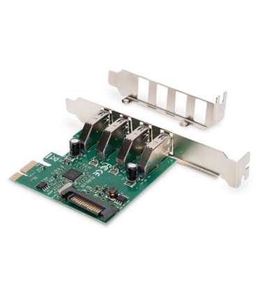 Digitus | USB 3.0, 4 Port, PCI Express Add-On card 4 Ports A/F External, VL805 chipset | DS-30221-1