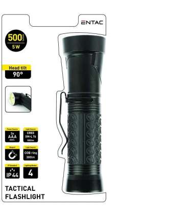 Taskulamp Entac Tactical 5W pöördpeaga