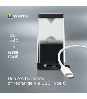 Matkalamp Varta 18666 LED 500lm Li-ion aku