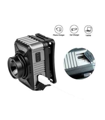 Pealamp Entac 10W Li-ion + sensor + punane LED