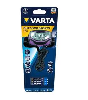 Pealamp Varta 18630 2x1W+punane LED