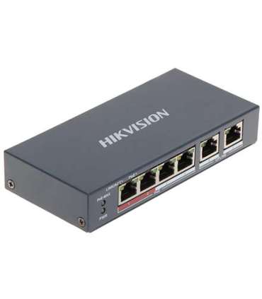 Hikvision | Switch | DS-3E0106P-E/M | Unmanaged | Desktop | 10/100 Mbps (RJ-45) ports quantity 4