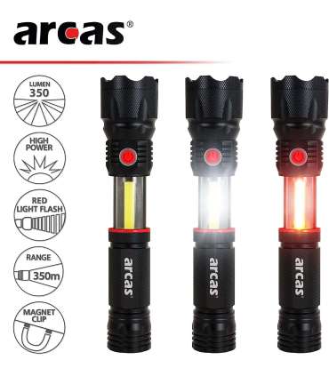 Taskulamp Arcas 3-in-1 magnetiga