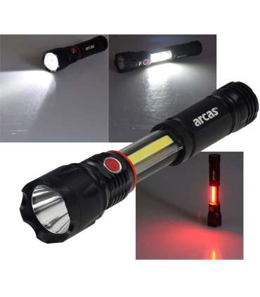 Taskulamp Arcas 3-in-1 magnetiga