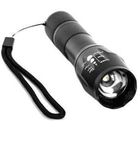 Taskulamp Entac 5W 500lm zoom ALU rattakinnitusega