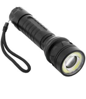 Taskulamp Entac 8W LED zoom Alu IP68