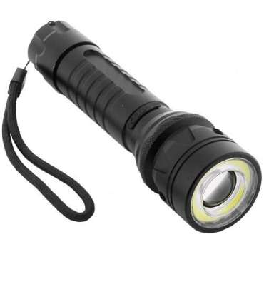 Taskulamp Entac 8W LED zoom Alu IP68