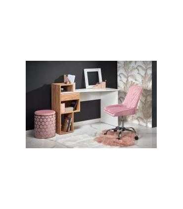 Kirjutuslaud Conti kuldne tamm/valge  122/57/90 cm