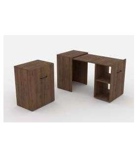 Kokkuklapitav kirjutuslaud SMART 24OKLV03 pähkel okapi