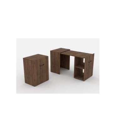 Kokkuklapitav kirjutuslaud SMART 24OKLV03 pähkel okapi