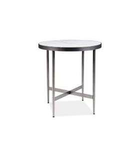 Kohvilaud DOLORES C valge marmor 50 cm