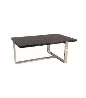 Diivanilaud VELA A must marmor/hõbedane 109x66 cm