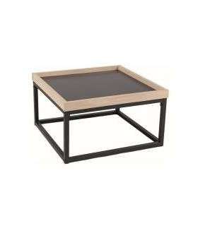 Diivanilaud LAGOS B tamm/must 53x53 cm