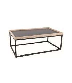 Diivanilaud LAGOS A tamm/must 100x60 cm