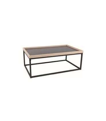 Diivanilaud LAGOS A tamm/must 100x60 cm