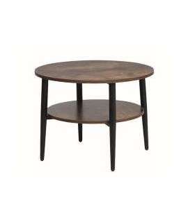 Diivanilaud ELLA B rustikaalne pruun/must