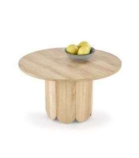 Ümmargune diivanilaud 80 cm tamm
