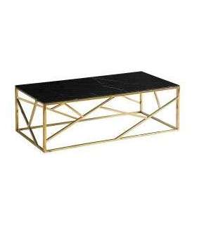 Diivanilaud ESCADA II A must marmor/kuldne 120X60