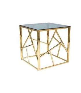 Diivanilaud ESCADA B suitsuklaas/kuldne 55X55