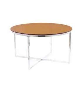 Diivanilaud CRYSTAL A merevaik/hõbedane 80cm