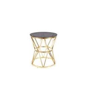 Kohvilaud CLARK suitsuklaas/kuldne 50cm