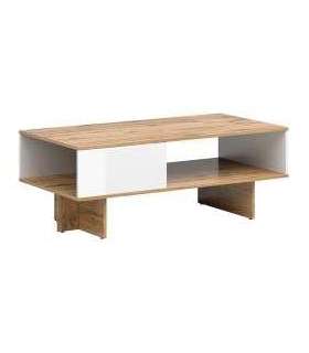 Diivanilaud ZELE LAW/120 tamm wotan/valge kõrgläige