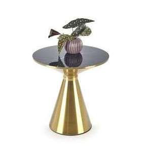 Kohvilaud TRIBECA must marmor/kuldne