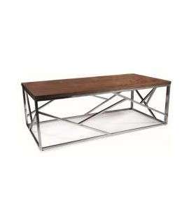 Diivanilaud ESCADA A nat.spoon pähkel/hõbedane 120x60 cm