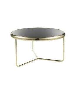 Diivanilaud SCARLET must/kuldne 74 cm