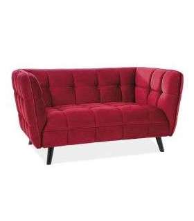 Diivan Castello 2 velvet bordoo/wenge