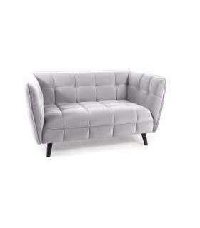 Diivan Castello 2 velvet helehall Bluvel 03/wenge 145 cm