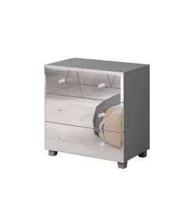 Kummut Bellagio 72/75/45 cm hall/peegel