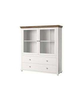 Kummut/vitriinkapp Evora 247DJU46 126 cm valge