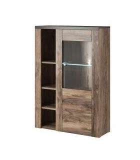 Vitriinkapp Larona 24Z6DZ44 satin/touchwood 100cm