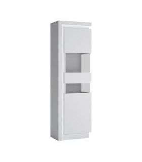 Vitriinkapp 60cm LYON LYOV03P white parempoolne