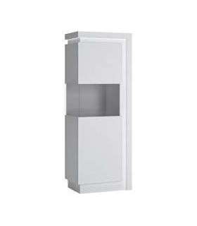 Vitriinkapp 60cm LYON LYOV01L white vasakpoolne