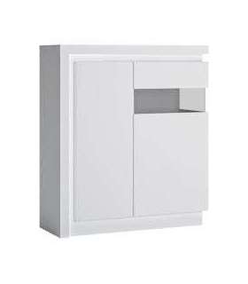 Vitriinkapp/kummut 108cm LYON LYOV04P white parempoolne