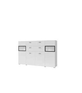 Kummut SARAH MIX 2497DX48 valge 182 cm