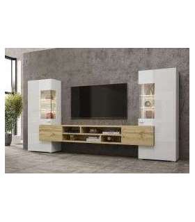 Sektsioon/komplekt COBY 247JMB10 valge/tamm wotan 270 cm