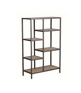 Põrandariiul COSTA B tamm/must 109x70x30cm