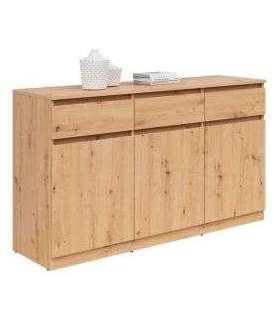 Kummut SATURN KOM3D3S 135 cm tamm artisan