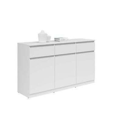 Kummut SATURN KOM3D3S 135 cm valge