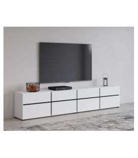 Tv-alus CROSS 249WMY40 valge/must 225cm