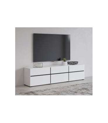 Tv-alus CROSS 249WMY41 valge/must 180 cm