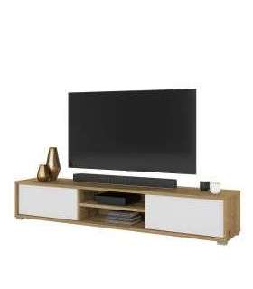 Tv-alus FRIDA 180 cm 249AMT40 tamm artisan/valge
