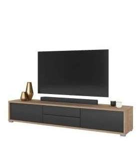 Tv-alus FRIDA 180 cm 24DJMT39 õlitatud tamm/antratsiit