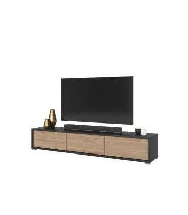 Tv-alus FRIDA 180 cm 24JDMT38 antratsiit/õlitatud tamm