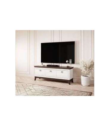 Tv-alus TISARO 2473LJ39 valge kõrgläige 160 cm