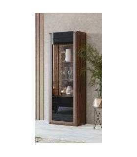 Vitriinkapp KASAI 24RWMI05 pähkel columbia/must läige