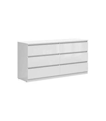 Kummut TETRIX KOM6S valge kõrgläige 150 cm